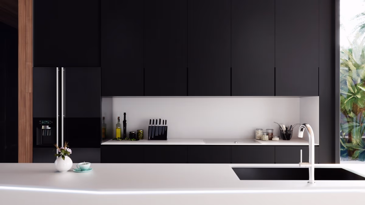 Cozinha de alto padrão com marcenaria Bentec no estilo do ambiente Casa Cucina, CasaCor Paraná 2023